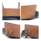 Givenchy Handbag leather Brown Silver Metal Handbag Shoulder Bag 2WAY Horizon Small Bag Women Used Authentic