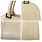 GUCCI Handbag 002 1071 leather White SilverMetal Jackie Women Used Authentic