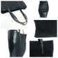 PRADA Tote Bag Nylon, Patent Leather Black SilverMetal Tote Bag Shoulder Bag Test logo Women Used Authentic
