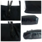 PRADA Tote Bag Nylon, Patent Leather Black SilverMetal Tote Bag Shoulder Bag Test logo Women Used Authentic