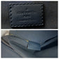 LOUIS VUITTON Business bag N41567 leather Blue Silver Metal Business bag handbag Damier Anfini 7DW Cosmos mens Used Authentic