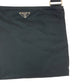 PRADA Shoulder Bag Nylon black Shoulder Bag pochette Test Triangle With logo Women Used Authentic