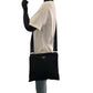 PRADA Shoulder Bag Nylon black Shoulder Bag pochette Test Triangle With logo Women Used Authentic