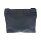 PRADA Shoulder Bag Nylon Black SilverMetal Shoulder Bag pochette Test Triangle With logo Women Used Authentic