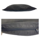 PRADA Shoulder Bag Nylon Black SilverMetal Shoulder Bag pochette Test Triangle With logo Women Used Authentic