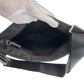 PRADA Shoulder Bag Nylon Black SilverMetal Shoulder Bag pochette Test Triangle With logo Women Used Authentic