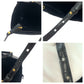 LOEWE Backpack Patent Leather, Suede Black Gold Metal Backpack Backpack Velazquez logo Women Used Authentic