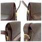 Dior Shoulder Bag PVC Brown Gold Metal Trotter