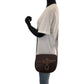 Dior Shoulder Bag PVC Brown Gold Metal Trotter