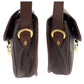 Dior Shoulder Bag PVC Brown Gold Metal Trotter