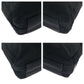 PRADA Tote Bag Nylon Black Silver Metal Tote Bag Shoulder Bag Test Triangle With logo Women Used Authentic