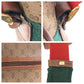 GUCCI Shoulder Bag 019 39 0107 PVC Brown Gold Metal Crossbody Shoulder Bag Unisex Old Gucci Shelly Line mens Used Authentic