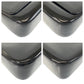PRADA Shoulder Bag enamel Black SilverMetal Shoulder Bag handbag Women Used Authentic