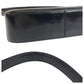 PRADA Shoulder Bag enamel Black SilverMetal Shoulder Bag handbag Women Used Authentic