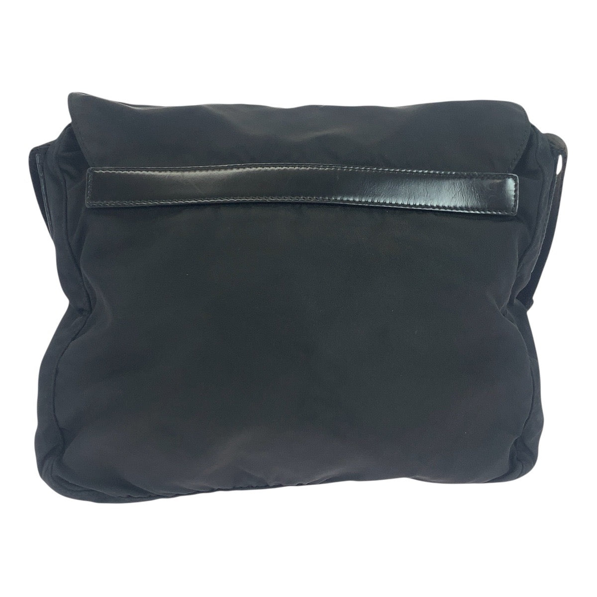PRADA Shoulder Bag Nylon black Crossbody Shoulder Bag Unisex Test Triangle With logo Women Used Authentic
