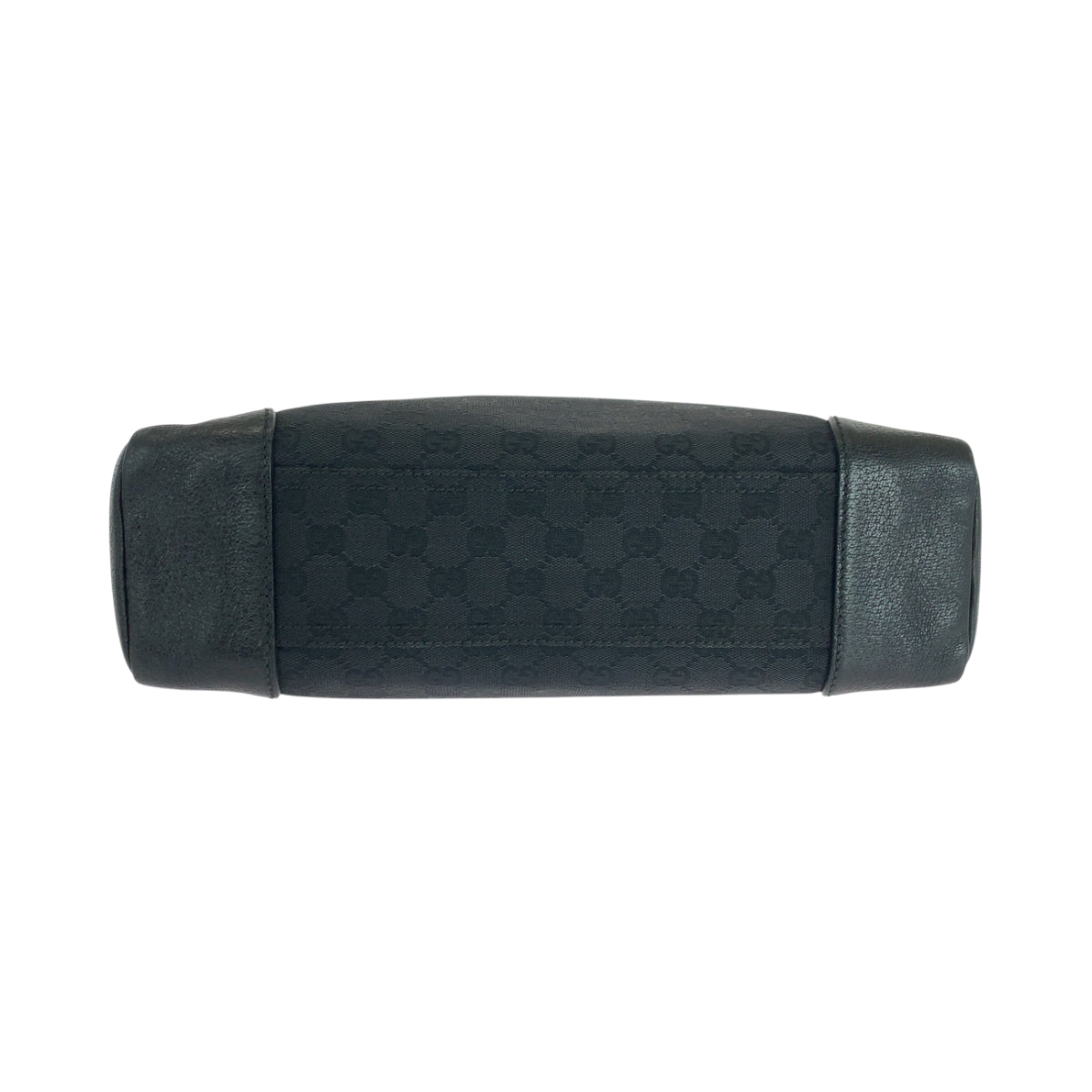 GUCCI Shoulder Bag 110045 GG canvas Black SilverMetal Shoulder Bag Crossbody Women Used Authentic