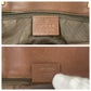 GUCCI Tote Bag 002 1098 GG canvas, leather Brown Gold Metal Tote Bag Shoulder Bag Women Used Authentic
