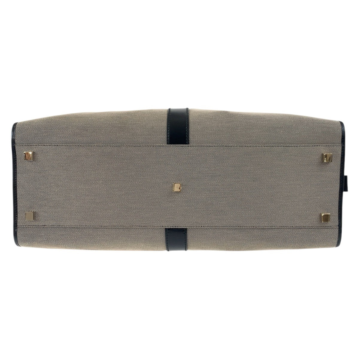 GUCCI Shoulder Bag 019 0345 Canvas, Leather Gray Beige Black Gold Metal Shoulder Bag Unisex Jackie Women Used Authentic