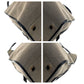 GUCCI Shoulder Bag 019 0345 Canvas, Leather Gray Beige Black Gold Metal Shoulder Bag Unisex Jackie Women Used Authentic