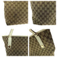 GUCCI Tote Bag 153009 GG canvas Beige White Gold Metal Tote Bag Shoulder Bag Women Used Authentic