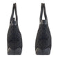 GUCCI Tote Bag 002 1119 GG canvas, leather Black black Tote Bag Shoulder Bag Women Used Authentic