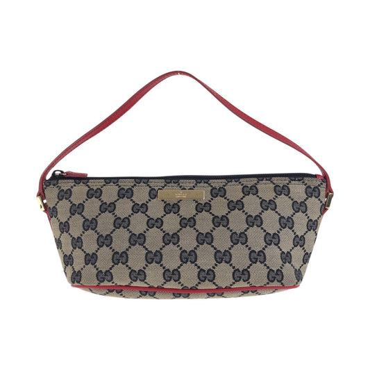 GUCCI Handbag 039 1103 GG canvas Black red