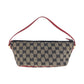 GUCCI Handbag 039 1103 GG canvas Black red