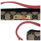 GUCCI Handbag 039 1103 GG canvas Black red