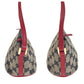 GUCCI Handbag 039 1103 GG canvas Black red