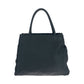 PRADA Tote Bag Nylon Black SilverMetal Tote Bag handbag Test Triangle With logo Women Used Authentic