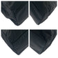 PRADA Tote Bag Nylon Black SilverMetal Tote Bag handbag Test Triangle With logo Women Used Authentic