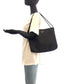 PRADA Tote Bag Nylon black Tote Bag Shoulder Bag Test Triangle With logo Women Used Authentic