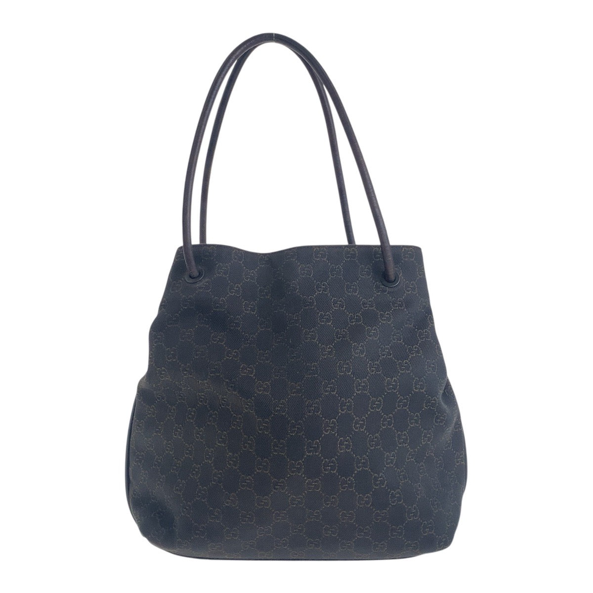 GUCCI Shoulder Bag 101341 GG canvas, leather Brown Women Used Authentic