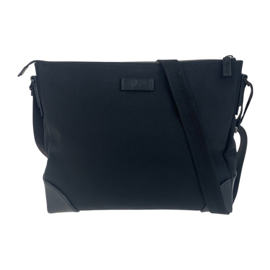 GUCCI Shoulder Bag 110054 Nylon, Leather black Crossbody Shoulder Bag Messenger Bag mens Used Authentic