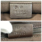 GUCCI Shoulder Bag 143745 GG canvas, leather Brown Silver Metal Women Used Authentic