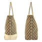GUCCI Tote Bag 169945 GG canvas, leather beige Abby Newbritt Women Used Authentic