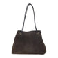 GUCCI Shoulder Bag 419689 Nubuck Brown Gold Metal Shoulder Bag Tote Bag Women Used Authentic