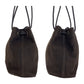 GUCCI Shoulder Bag 419689 Nubuck Brown Gold Metal Shoulder Bag Tote Bag Women Used Authentic