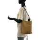GUCCI Shoulder Bag 001 4286 canvas Camel Brown Gold Metal Shoulder Bag Shoulder Bag Sherry line Women Used Authentic
