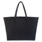 GUCCI Tote Bag 211525 GG canvas, leather black Tote Bag Shoulder Bag Interlocking Women Used Authentic