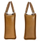 GUCCI Handbag 002 1035 leather Camel SilverMetal 2way Handbag Tote Bag Shoulder Bag Bamboo Women Used Authentic