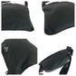 PRADA Shoulder Bag Nylon Black SilverMetal Shoulder Bag Sacoche Test Triangle With logo Women Used Authentic