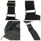 PRADA Shoulder Bag Nylon Black SilverMetal Shoulder Bag Sacoche Test Triangle With logo Women Used Authentic