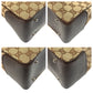 GUCCI Tote Bag 112526 GG canvas Beige Brown SilverMetal Tote Bag Shoulder Bag Bamboo Women Used Authentic