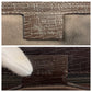 GUCCI Tote Bag 112526 GG canvas Beige Brown SilverMetal Tote Bag Shoulder Bag Bamboo Women Used Authentic