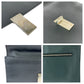 PRADA Clutch bag VR089M leather Bicolor Green Black Clutch bag Business bag Document case Safiano Triangle With logo mens Used Authentic
