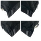 PRADA Handbag Nylon black Handbag Shoulder Bag Triangle With logo Women Used Authentic