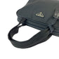 PRADA Handbag Nylon black Handbag Shoulder Bag Triangle With logo Women Used Authentic