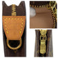 LOUIS VUITTON Pouch M47546 PVC Brown Gold Metal Monogram posh toilette 15