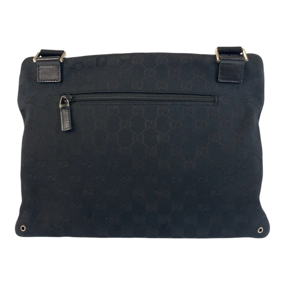 GUCCI Shoulder Bag 90476 GG canvas, leather black Shoulder Bag Messenger Bag Unisex Women Used Authentic